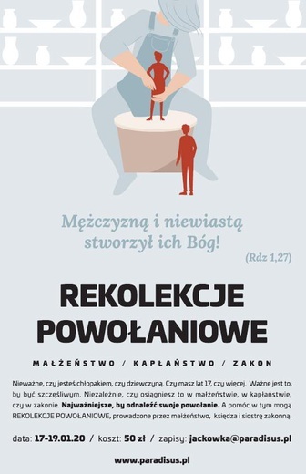 Zaproszenie na koedukacyjne rekolekcje powołaniowe