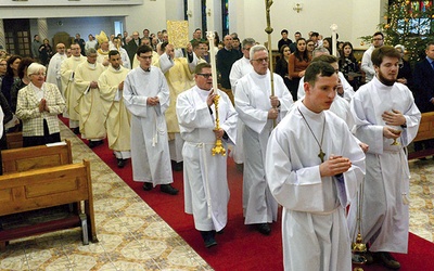 ▲	Mszy św. w seminaryjnej kaplicy przewodniczył bp Piotr Turzyński.
