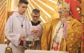 Poświęcenie nowej chrzcielnicy w Miliardowicach
