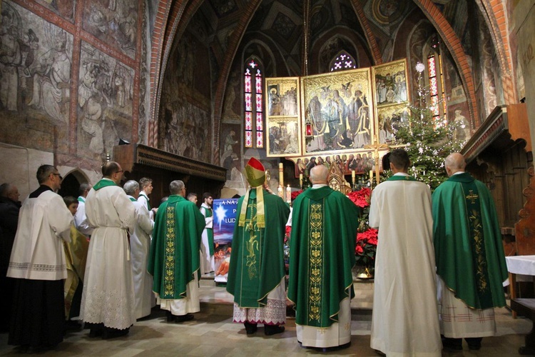 Dziękczynienie w XIV-wiecznym kościele w Starym Bielsku