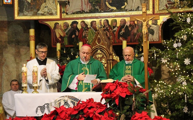 Dziękczynienie w XIV-wiecznym kościele w Starym Bielsku