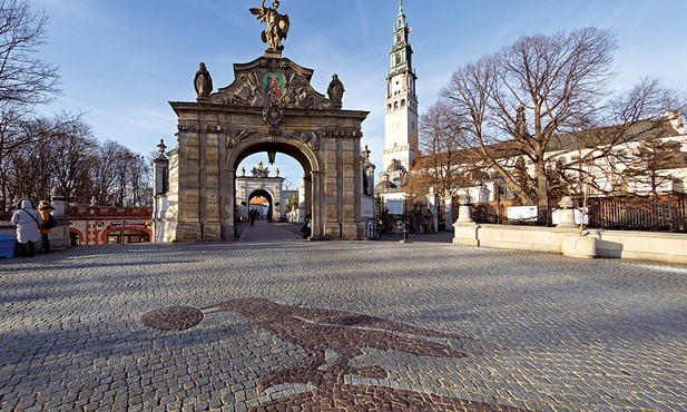 Kruk wita pielgrzymów. Jasna Góra ma więcej wspólnego z pustynią,  niż nam się wydaje.