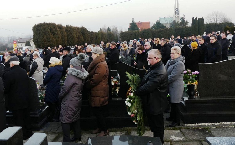 Pogrzeb śp. Bogdana Pudełko w Pisarzowicach