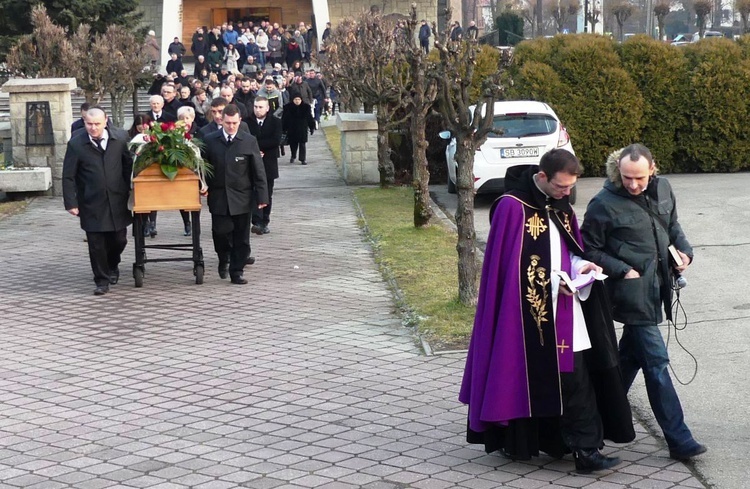 Pogrzeb śp. Bogdana Pudełko w Pisarzowicach