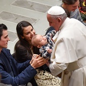 Franciszek podczas audiencji generalnej