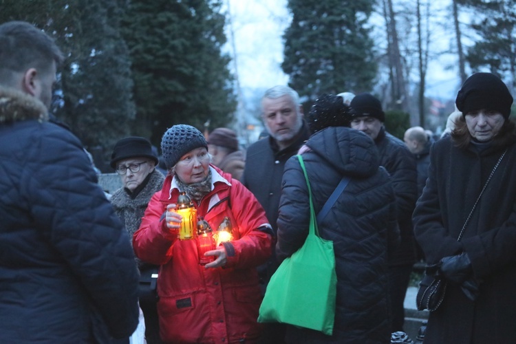 Ostatnie pożegnanie śp. Stefana Jakubowskiego, budowniczego kaplicy na Groniu Jana Pawła II