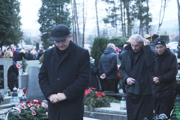 Ostatnie pożegnanie śp. Stefana Jakubowskiego, budowniczego kaplicy na Groniu Jana Pawła II