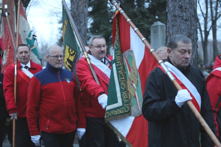 Ostatnie pożegnanie śp. Stefana Jakubowskiego, budowniczego kaplicy na Groniu Jana Pawła II