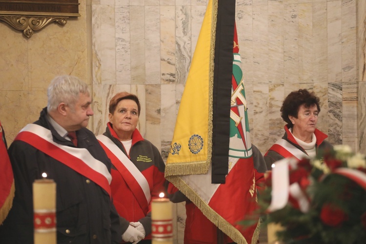 Ostatnie pożegnanie śp. Stefana Jakubowskiego, budowniczego kaplicy na Groniu Jana Pawła II