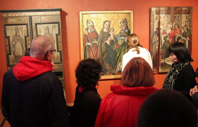 "Sacra Conversazione" z Łękawicy w Muzeum Miejskim w Żywcu