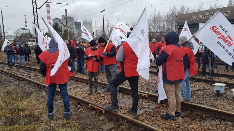 Związkowcy z Sierpnia 80 nie chcą importowanego węgla