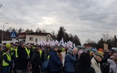 Protest w Imielinie 