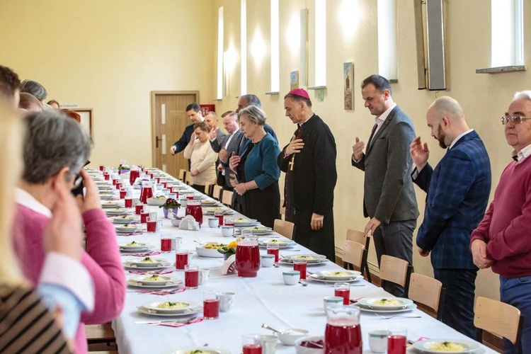 Poświęcenie nowej jadłodajni w Wałbrzychu
