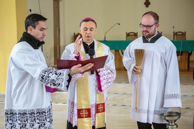 Poświęcenie nowej jadłodajni w Wałbrzychu