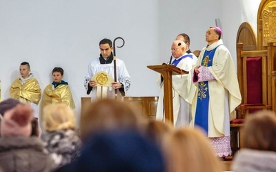 Poświęcenie nowej jadłodajni w Wałbrzychu