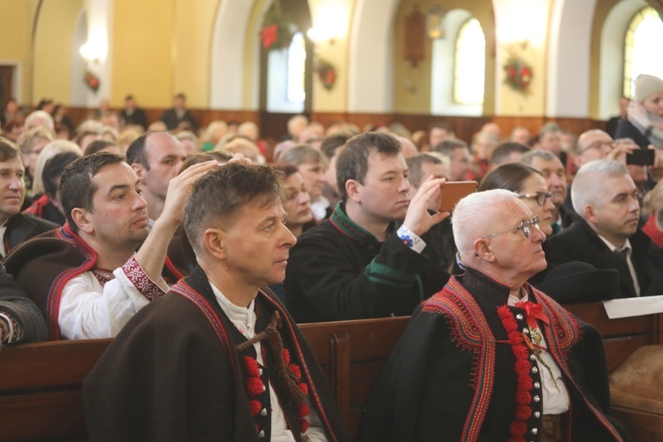 Polsko-słowackie kolędowanie Związku Podhalan w Ujsołach - 2020