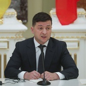 Prezydent Ukrainy Wołodymyr Zełenski.