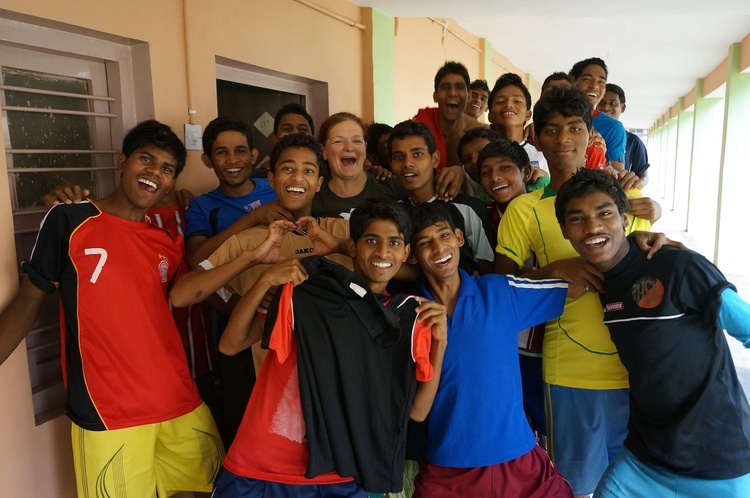 Hanna Grzybowska w Jeevodaya 