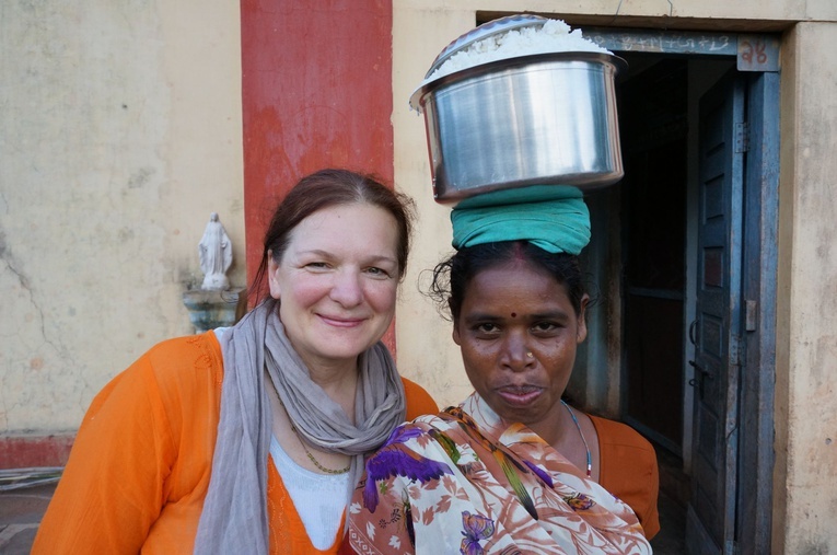 Hanna Grzybowska w Jeevodaya 