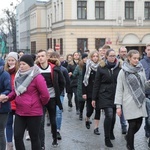 7. Polonez maturzystów z "Szybina" na cieszyńskim rynku - 2020