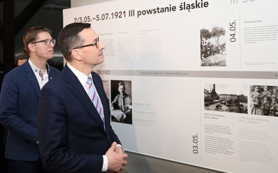 Premier Mateusz Morawiecki zwiedził Muzeum Powstań Śląskich 