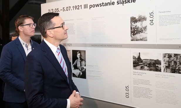 Premier Mateusz Morawiecki zwiedził Muzeum Powstań Śląskich 