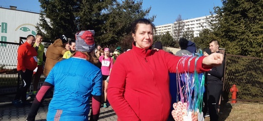 Uczestnicy IV. Biegu Otwartych Serc w Rudzie Śląskiej