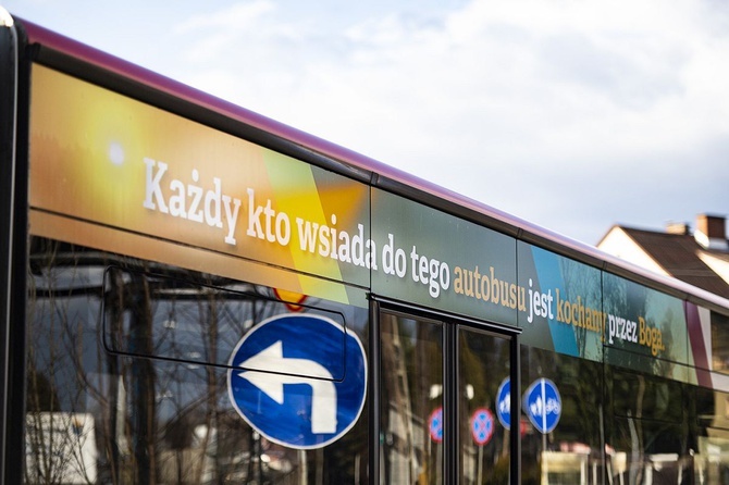 Ewangelia na autobusie MZK w Bielsku-Białej