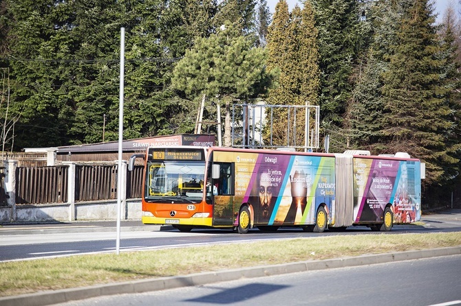 Ewangelia na autobusie MZK w Bielsku-Białej