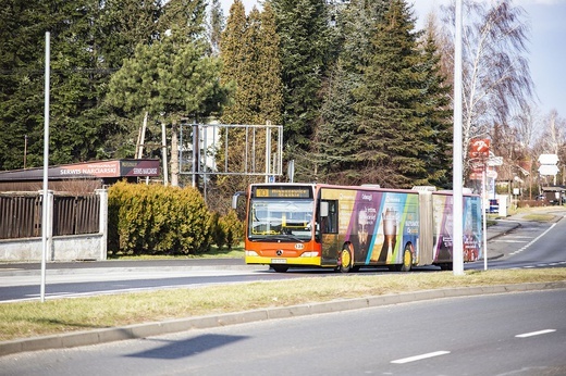 Ewangelia na autobusie MZK w Bielsku-Białej