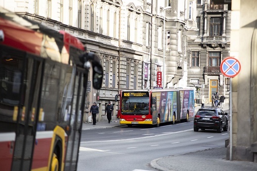 Ewangelia na autobusie MZK w Bielsku-Białej
