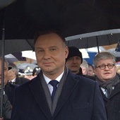 Prezydent Andrzej Duda w puckim porcie