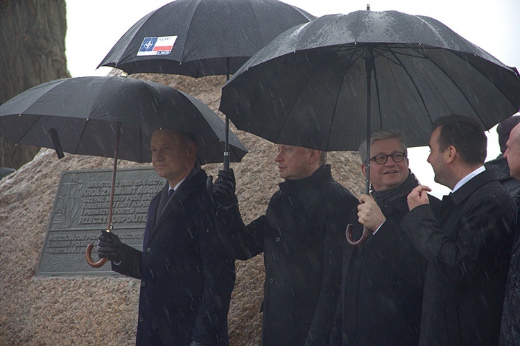 Prezydent Andrzej Duda w puckim porcie