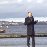 Prezydent Andrzej Duda w puckim porcie