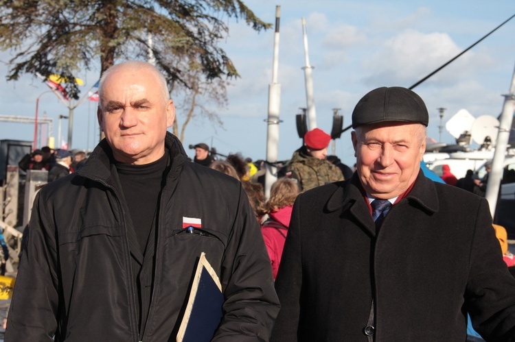 Prezydent Andrzej Duda w puckim porcie