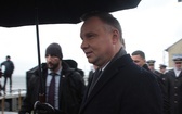 Prezydent Andrzej Duda w puckim porcie