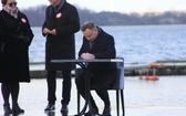 Prezydent Andrzej Duda w puckim porcie