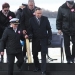 Prezydent Andrzej Duda w puckim porcie