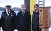 Prezydent Andrzej Duda w puckim porcie