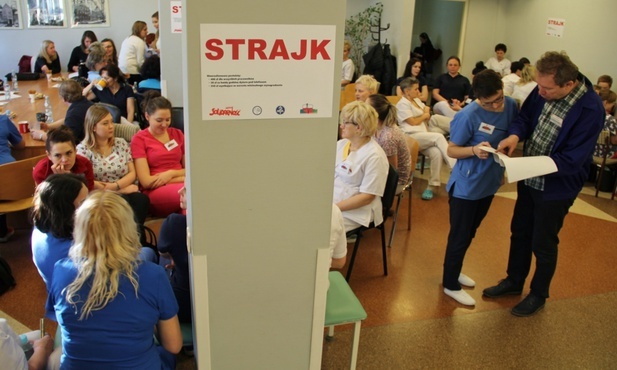 Szpital w Rybniku. Trwa jednodniowy strajk