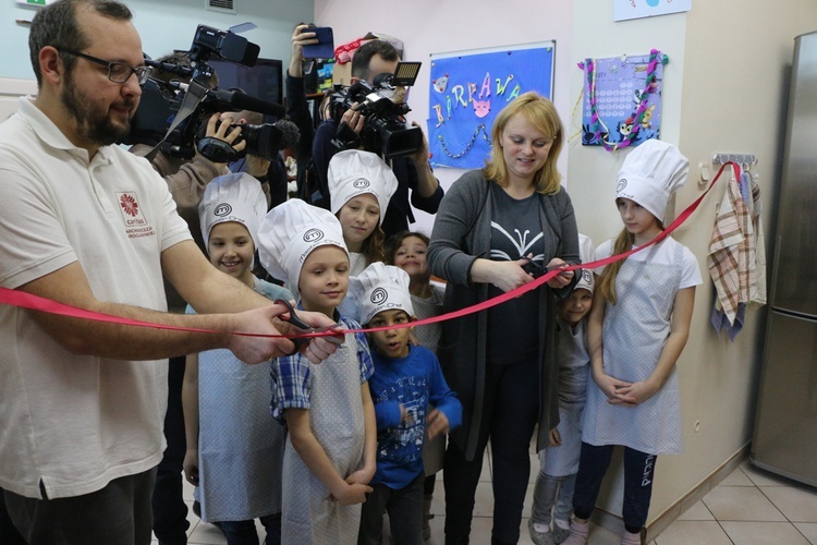 Nowa kuchnia w Klubowym Centrum Aktywności Dzieci i Młodzieży Caritas