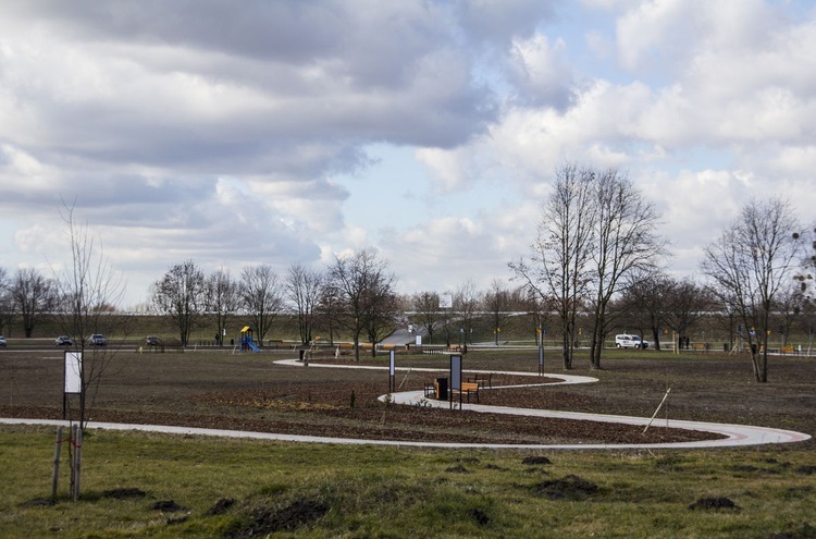 Zrewitalizowane tereny nad Wisłą