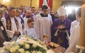 Ostatnie pożegnanie śp. ks. Marka Kuliga w Simoradzu
