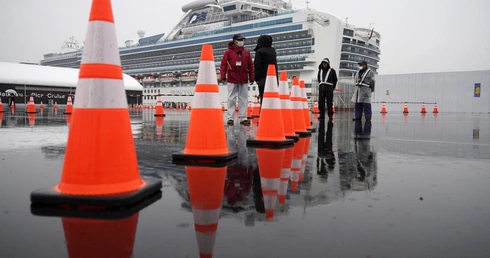 Japonia: 70 kolejnych osób zakażonych koronawirusem na wycieczkowcu Diamond Princess