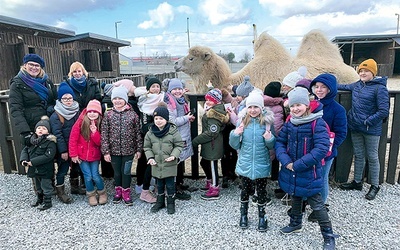 W Industrialnej Zagrodzie ochotników do głaskania wielbłądów nie brakowało.