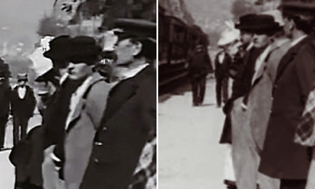 Stary film (po prawej) został „ulepszony” przez odpowiedni algorytm. W efekcie powstał obraz (z lewej), który spełnia wszystkie parametry techniczne dzisiejszych produkcji filmowych.