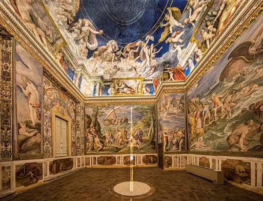 Pokój Zodiaku w Wieży Wiatrów w Tajnym Archiwum Watykańskim.