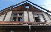 Pożar jednego z budynków na zabytkowym osiedlu familoków w Czerwionce-Leszczynach