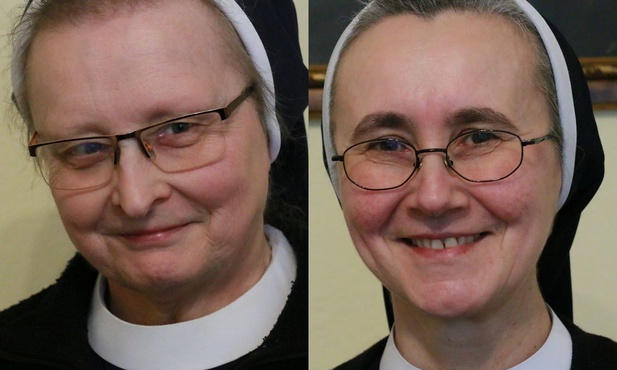 S. Kanizja (z lwej) i s. Maria Loyola