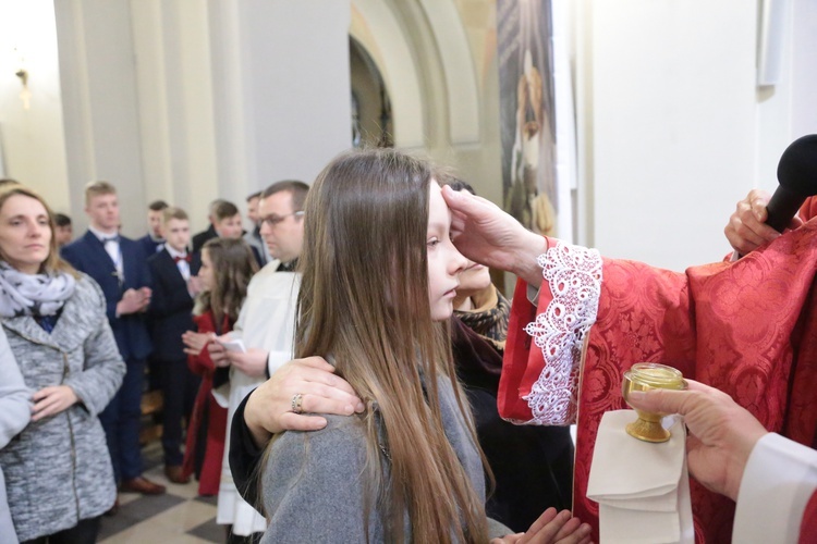 Bierzmowanie w Borzęcinie Górnym